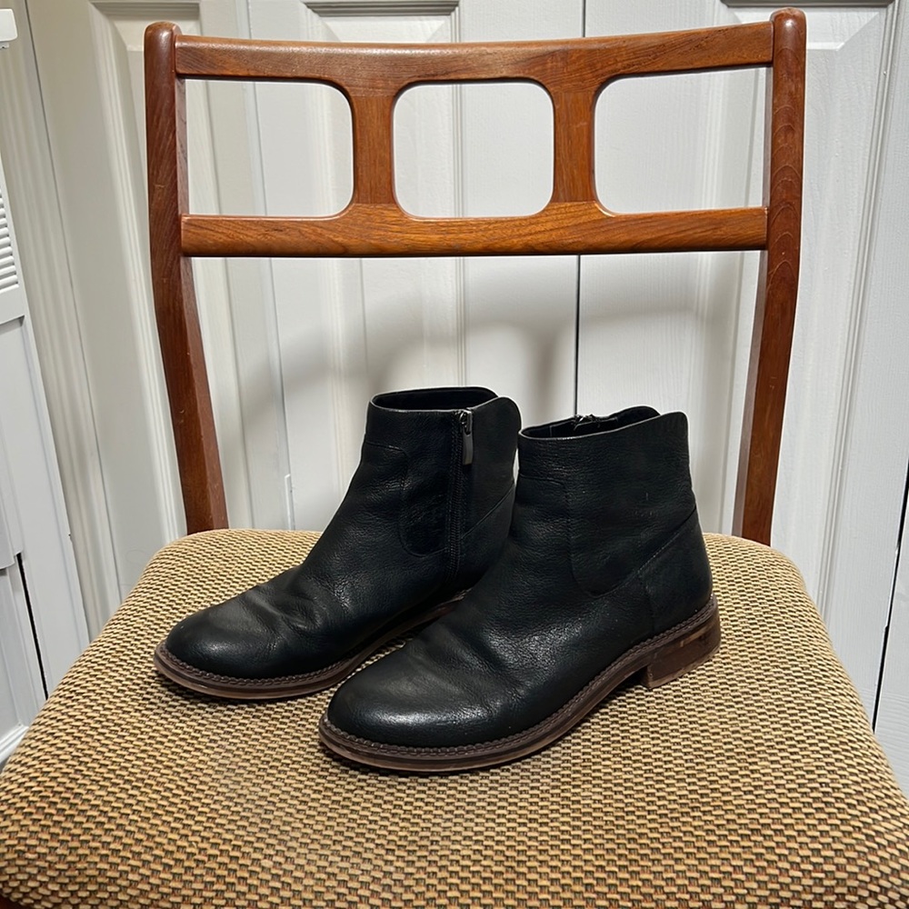 Black Franco Sarto Short Boot